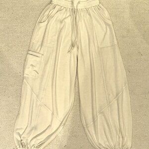 Urban Outfitters Baggy Cream White Lounge Pants